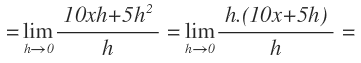 ejemplo de derivada