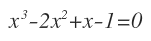 ecuación de tercer grado