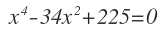 ecuaciones bicuadradas ejemplo