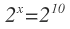 como se resuelven las ecuaciones exponenciales