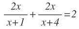 ecuaciones de primer grado con fracciones