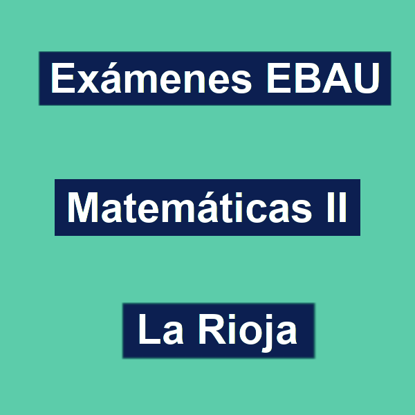 examenes ebau la rioja matematicas II resueltos