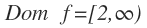 calcular imagen de una funcion