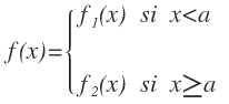 limites de funciones definidas a trozos