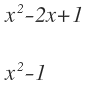 mínimo común múltiplo de polinomios