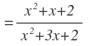divisiones de fracciones algebraicas