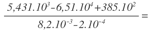 operaciones con notacion cientifica suma resta multiplicacion y division