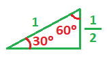 razones trigonometricas de angulos de 30 45 y 60 grados