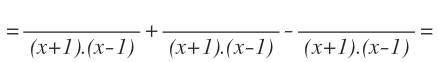 suma y resta de fracciones algebraicas con factorizacion