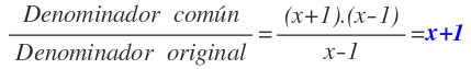 suma y resta de fracciones algebraicas distinto denominador