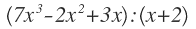 utiliza el teorema del resto para calcular el valor numerico de