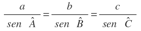 teorema de los senos