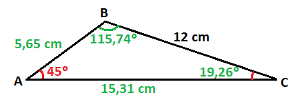 resolución triángulos rectángulos ejemplos resueltos